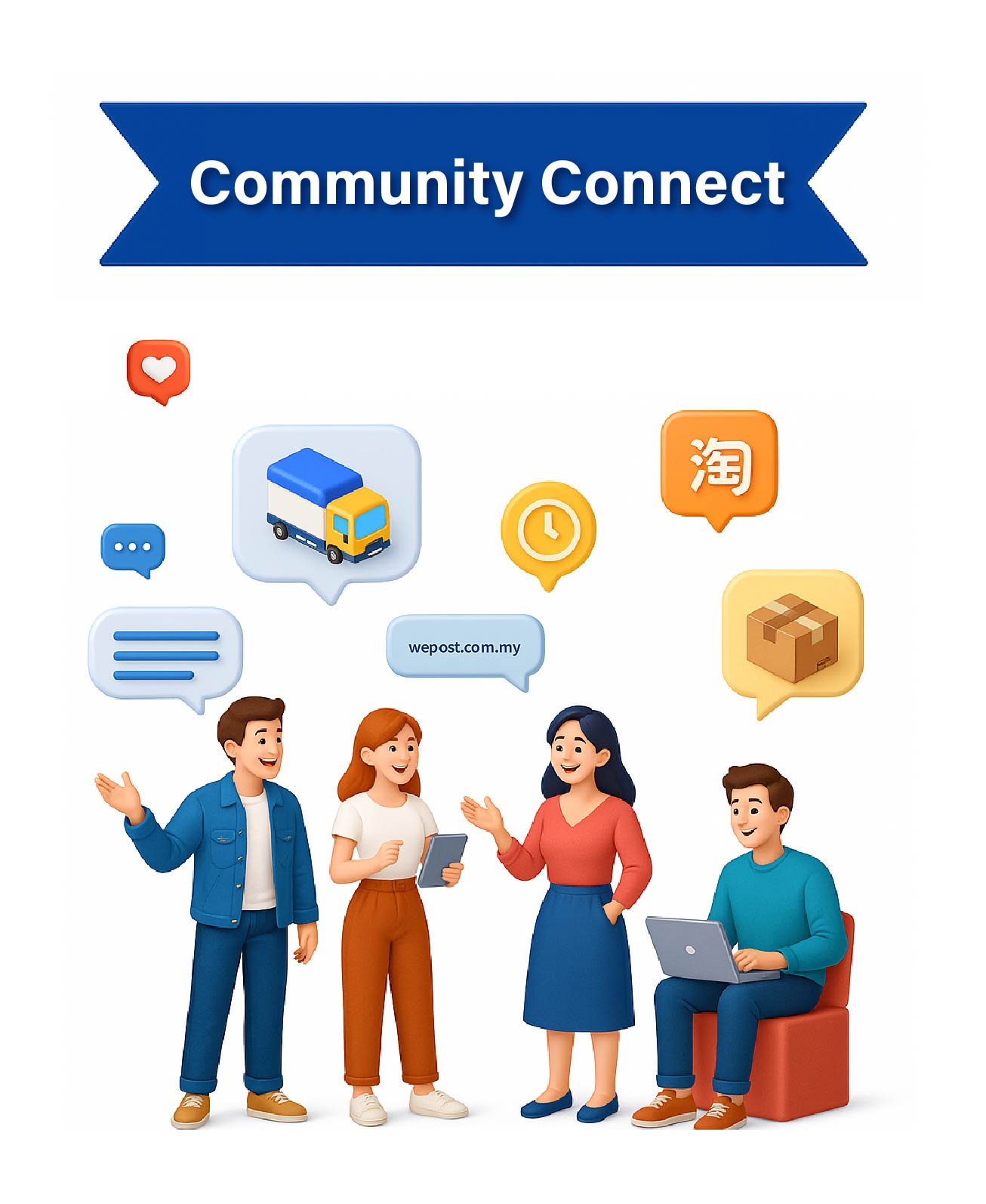 community banner